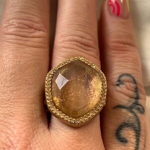 Chloe + Isabel Honeycomb Cocktail Ring